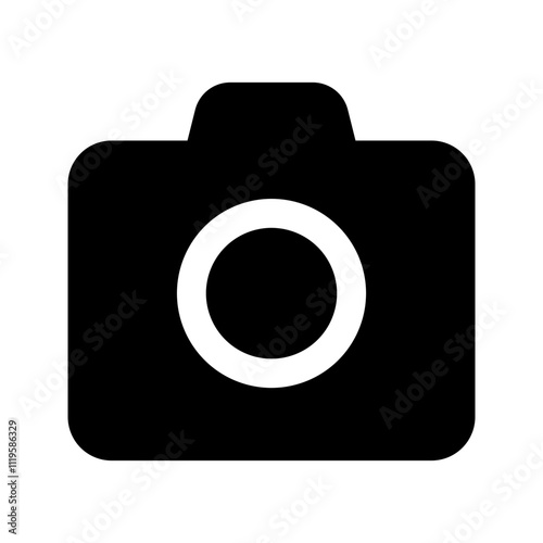 camera glyph icon