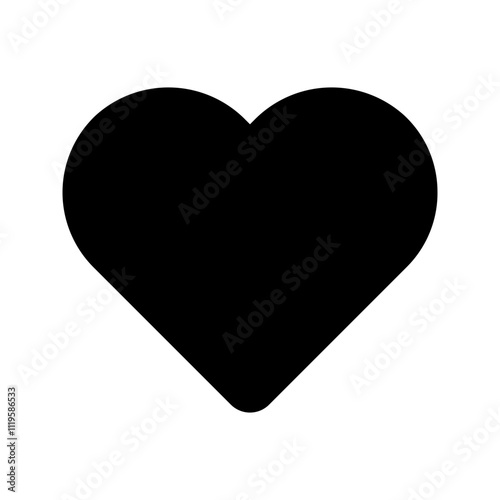 heart glyph icon
