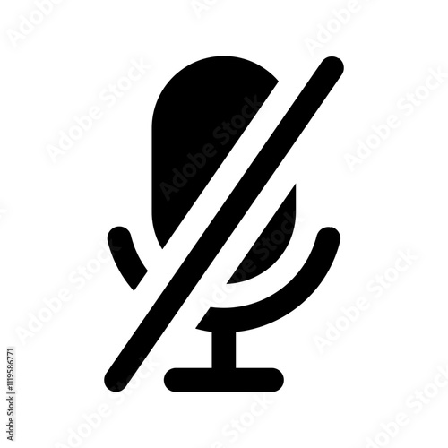 mute glyph icon