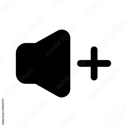 volume up glyph icon