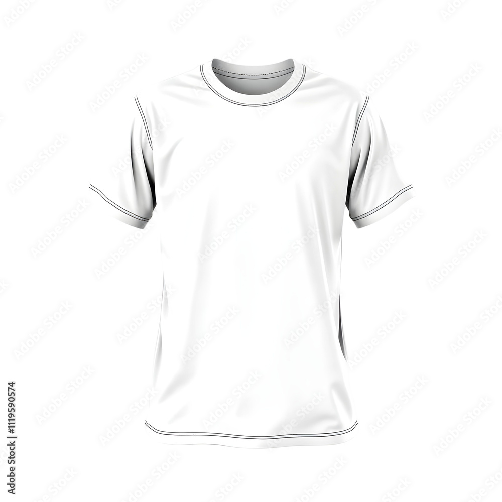 A t-shirt mockup on transparent background A t-shirt mockup on transparent background