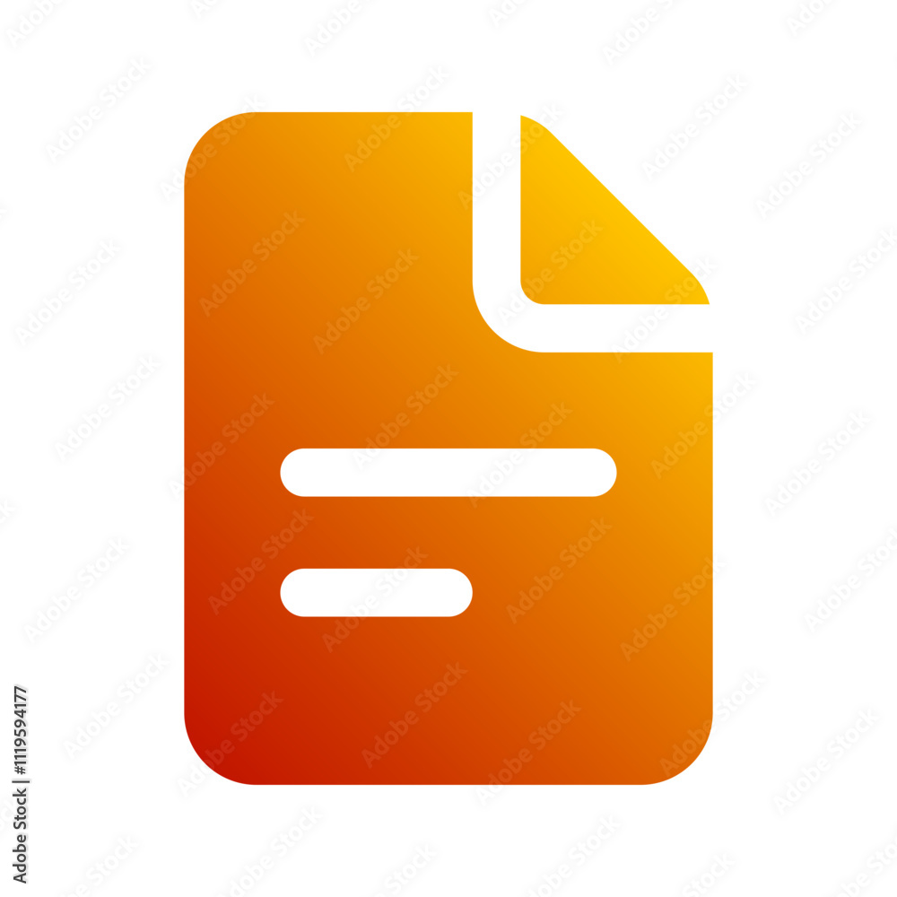 file gradient icon file gradient icon