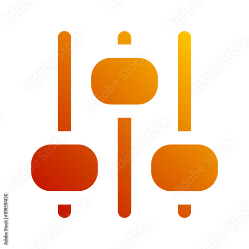 equalizer gradient icon