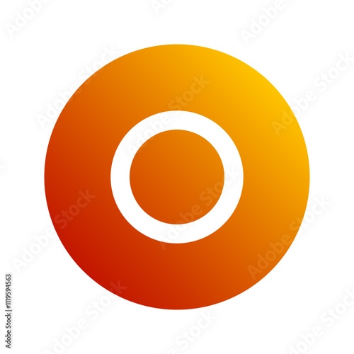 record gradient icon