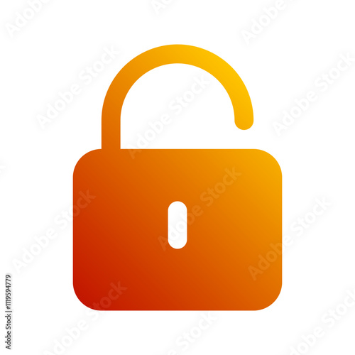 unlock gradient icon