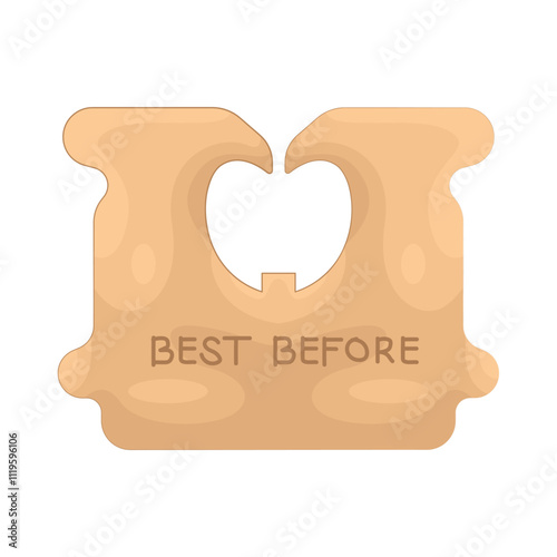 Illustration of Best Before Label photo