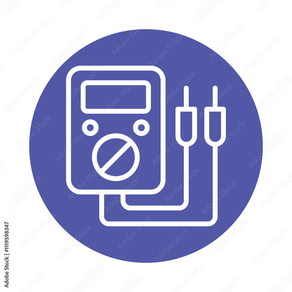 Ampere Meter Vector Gylph circle Outline Icon. Eps 10 File Ampere Meter Vector Gylph circle Outline Icon. Eps 10 File