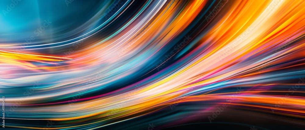 An entrancing display of swirling, colorful lights creates a sense of vibrant energy and fluid motion, filling the scene with captivating hues. An entrancing display of swirling, colorful lights creates a sense of vibrant energy and fluid motion, filling the scene with captivating hues.