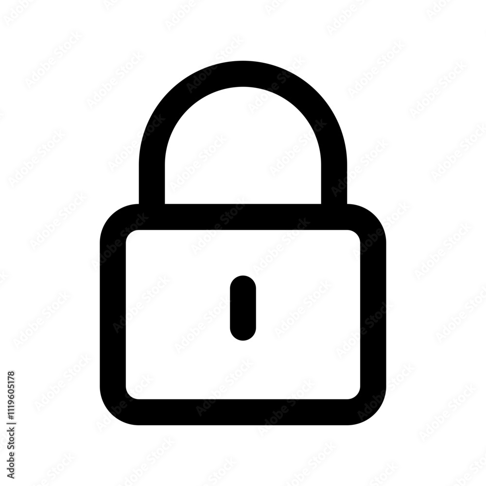 lock line icon lock line icon