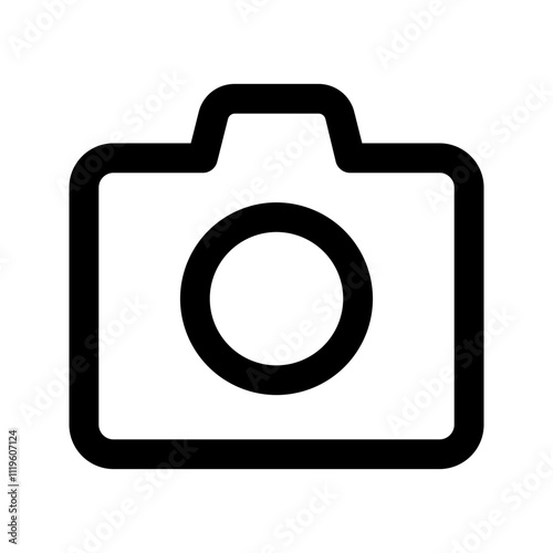 camera line icon