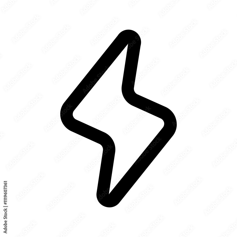 lighting line icon lighting line icon