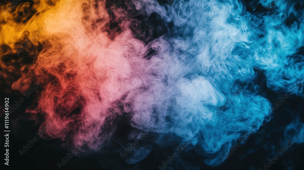 Digital rainbow mist swirling in soft hues, giving a magical and surreal ambiance focus on, spectral mist, surreal, Double exposure, misty black backdrop Digital rainbow mist swirling in soft hues, giving a magical and surreal ambiance focus on, spectral mist, surreal, Double exposure, misty black backdrop