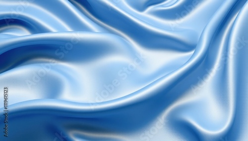 Blue silky fabric cloth abstract background wallpaper HD