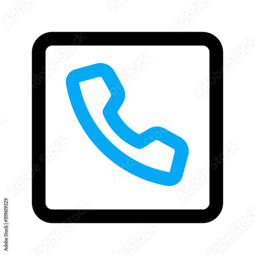 phone book line color icon