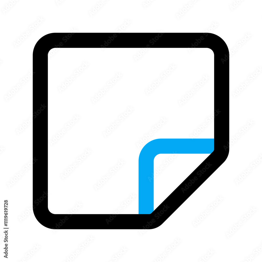 sticker line color icon sticker line color icon