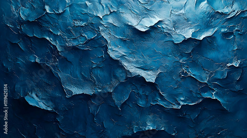 Wallpaper Mural Deep Blue Abstract Texture:  Painterly Design for Backgrounds Torontodigital.ca