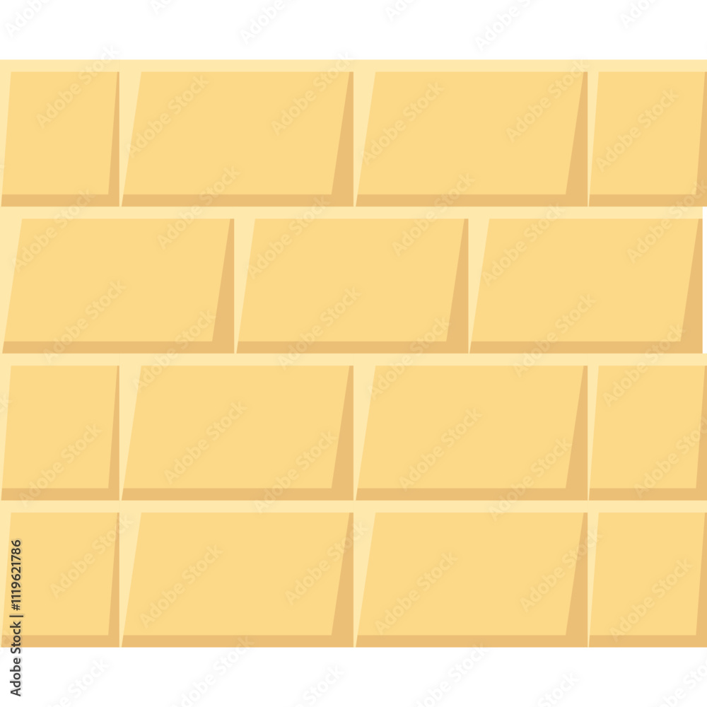 Bricks Wall vector icon with an isolated background Bricks Wall vector icon with an isolated background