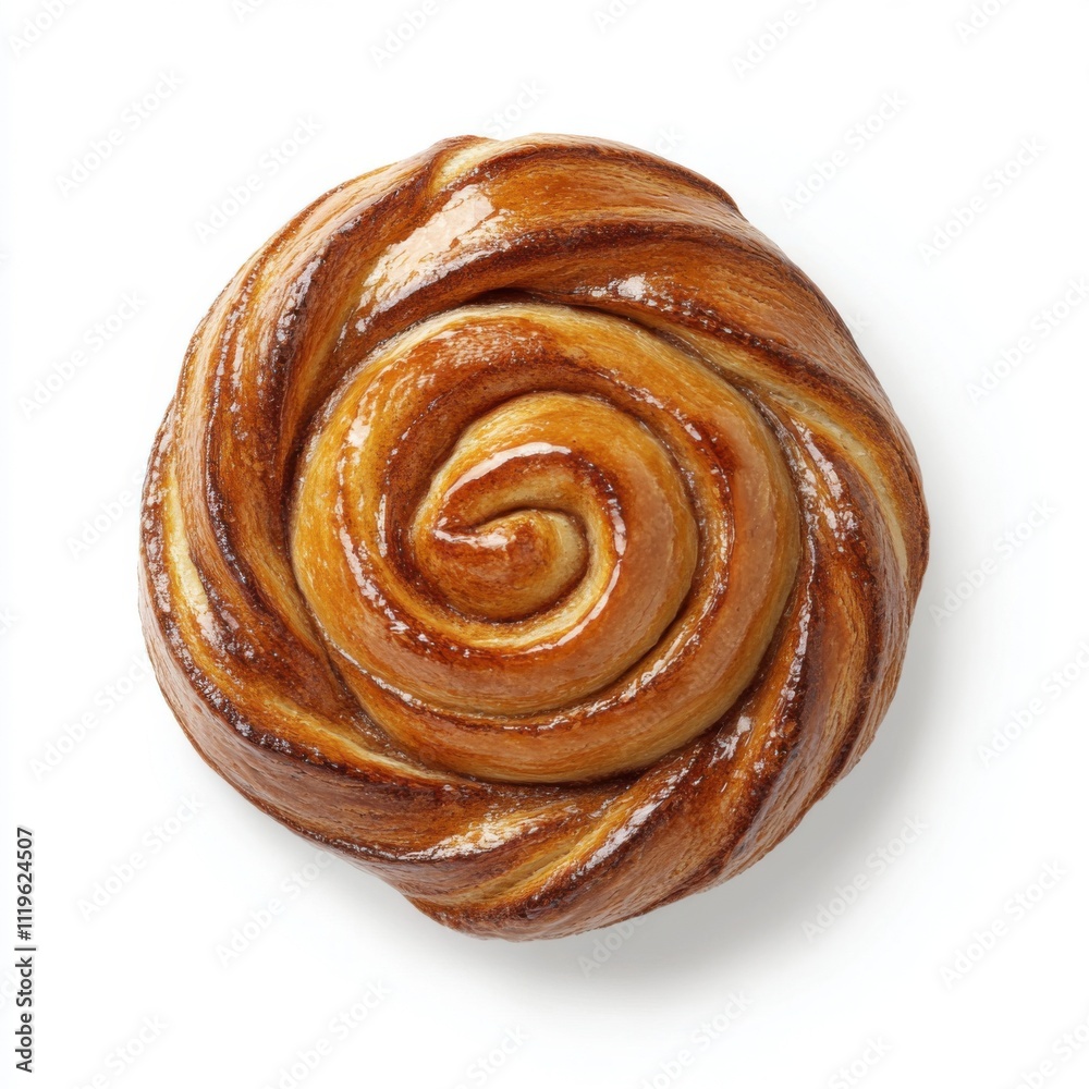 bun on top view isolated on white bun on top view isolated on white