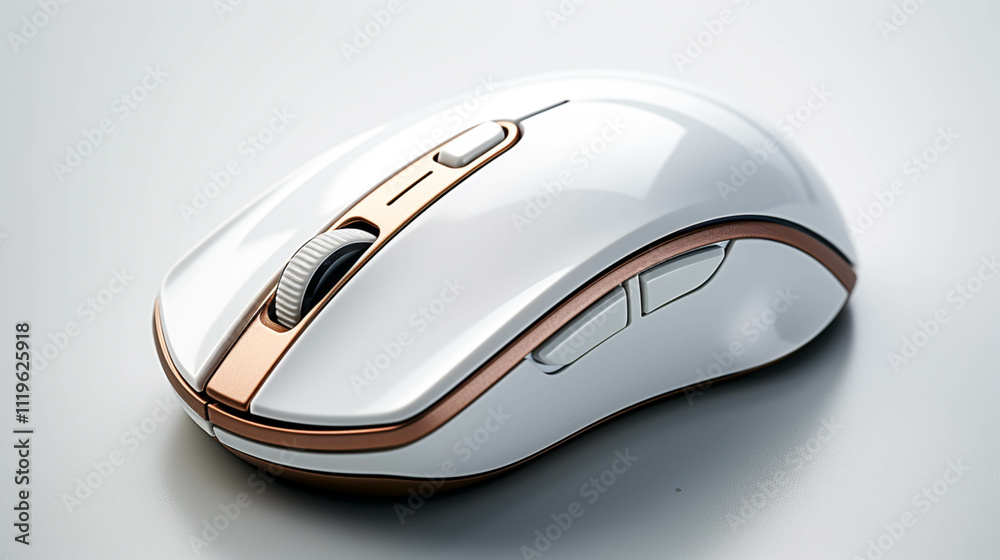 Computer gaming mouse isolated on white Computer gaming mouse isolated on white
