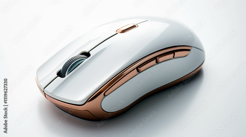 Computer gaming mouse isolated on white Computer gaming mouse isolated on white
