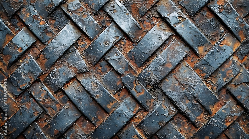 Rusty Metal Texture: Dark, Weathered, Industrial Design Rusty Metal Texture: Dark, Weathered, Industrial Design