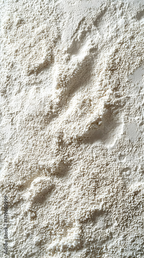 Textured Surface: Abstract White Grains Close Up