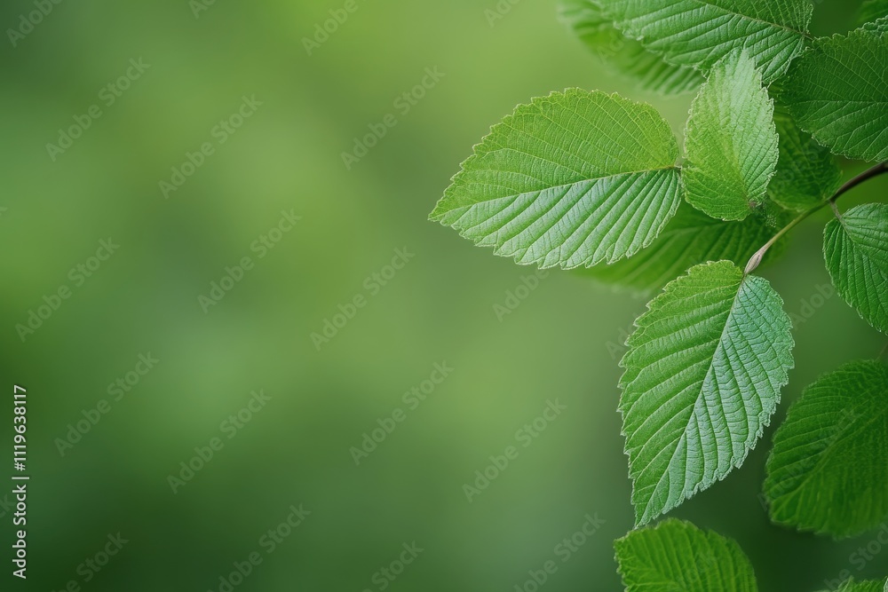 Lush green leaves in varying shades create a vibrant natural backdrop in a serene setting Lush green leaves in varying shades create a vibrant natural backdrop in a serene setting