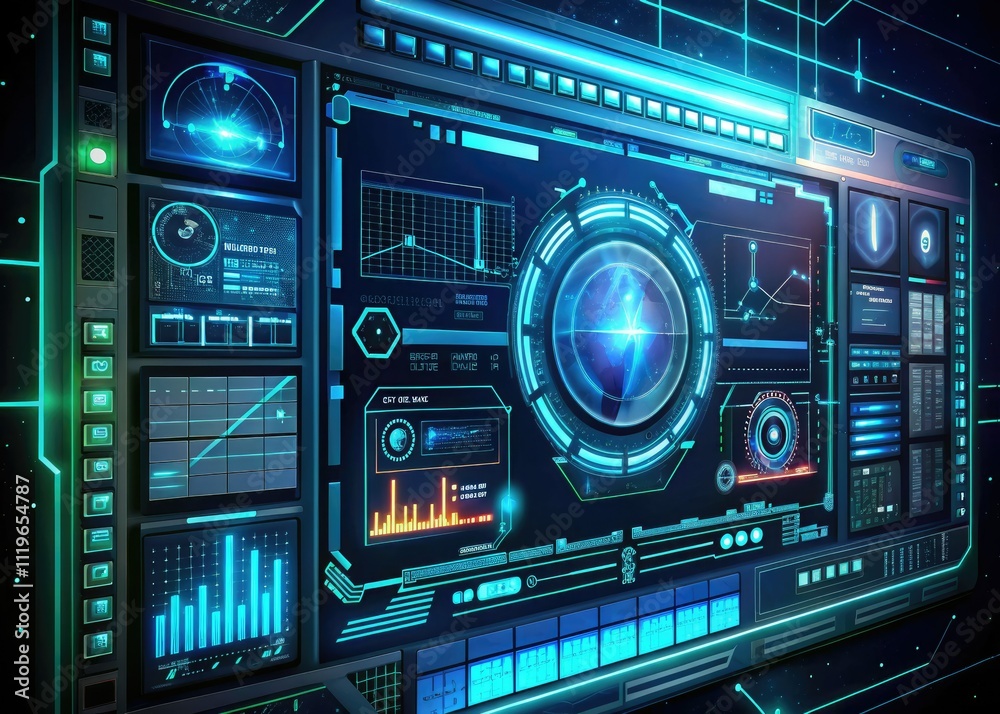 Universal Cyberpunk Futuristic User Interface with Sci-Fi Elements for UI/UX Design, HUD Frames, Callouts, Loading Bars, and Info Panels for Virtual Reality Applications Universal Cyberpunk Futuristic User Interface with Sci-Fi Elements for UI/UX Design, HUD Frames, Callouts, Loading Bars, and Info Panels for Virtual Reality Applications