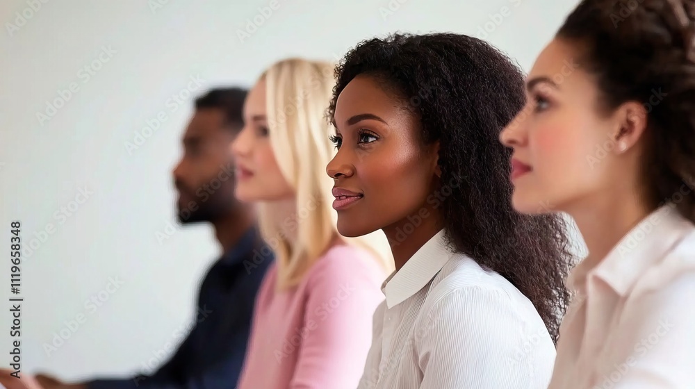Multiracial business people diverse team workplace concept. Team Collaboration Around the Table Multiracial business people diverse team workplace concept. Team Collaboration Around the Table