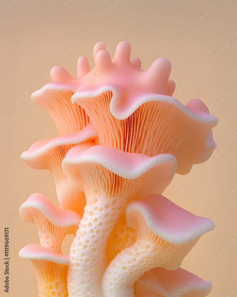 Colorful mushrooms in a studio setting artistic photography vibrant textures close-up viewpoint nature inspiration Colorful mushrooms in a studio setting artistic photography vibrant textures close-up viewpoint nature inspiration