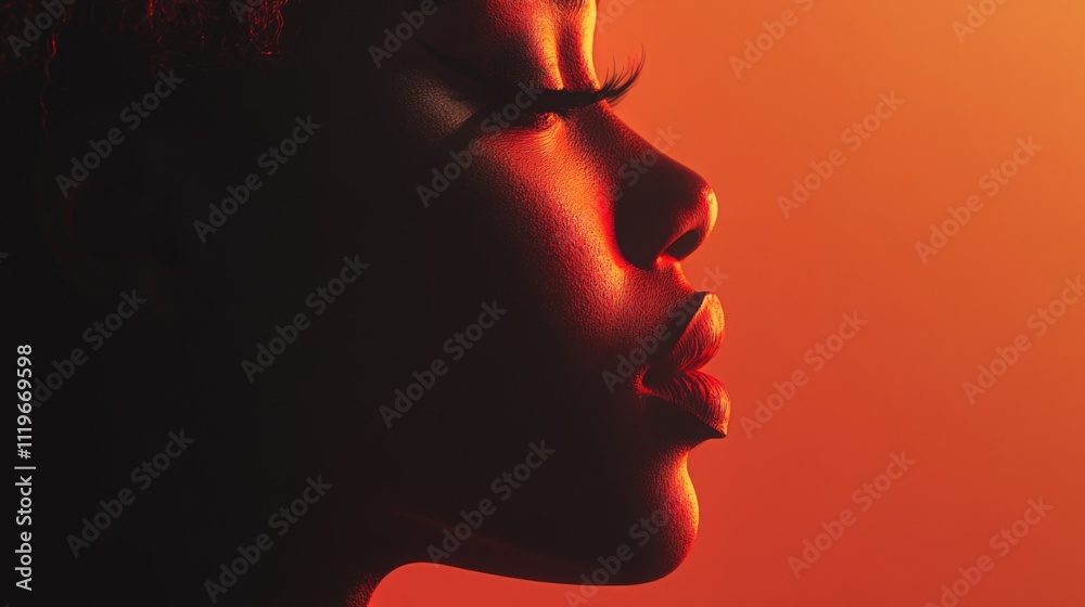 Close up Beauty portrait of african american woman with clean healthy dark skin on neutral background. Smiling dreamy beautiful afro haitstyle girl. Curly black hair. Close up Beauty portrait of african american woman with clean healthy dark skin on neutral background. Smiling dreamy beautiful afro haitstyle girl. Curly black hair.