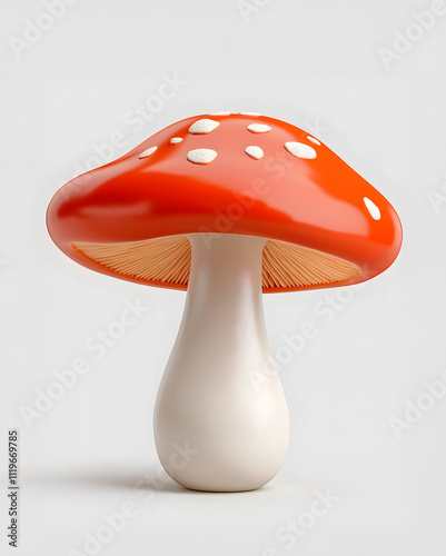 Vibrant red mushrooms in nature captivating close-up natural environment macro photography fungal beauty unveiled photo