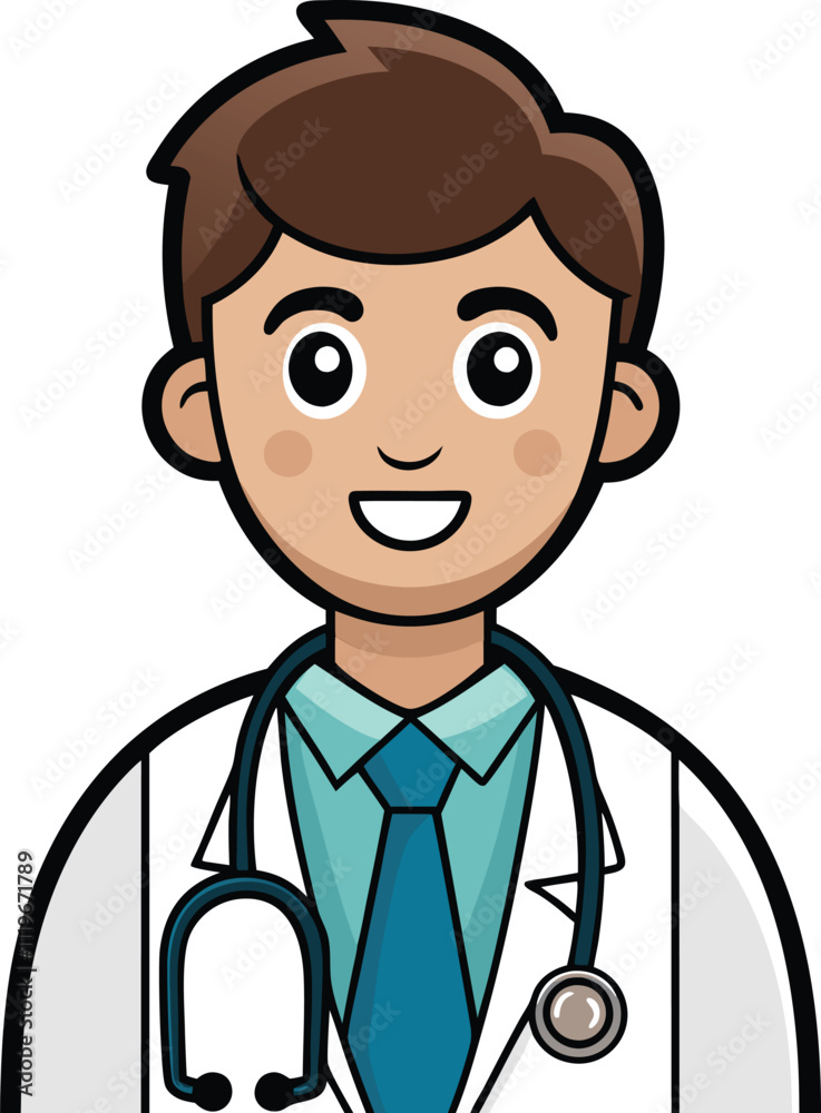 doctor from hospital, therapist, medical staff, nurse, isolated vector character doctor from hospital, therapist, medical staff, nurse, isolated vector character