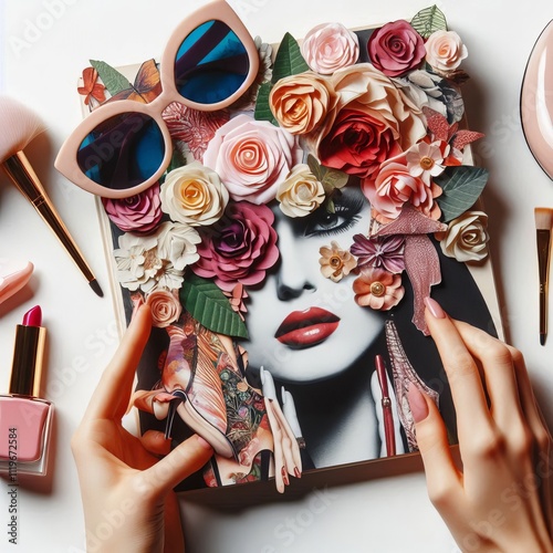 Fashion Forward Mix fashion magazine cutouts with avant garde ar photo