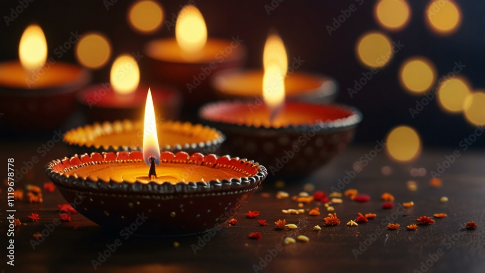 burning candles in a church burning candles in a church