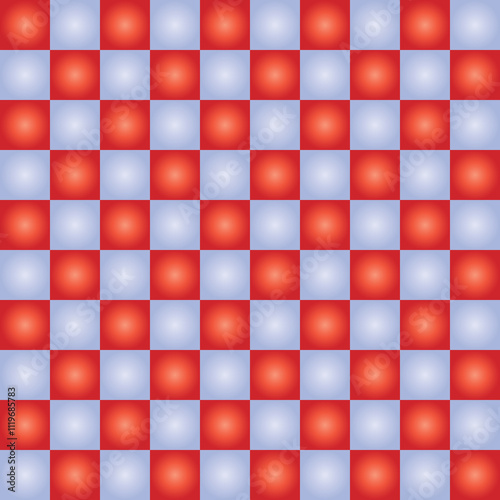 195 Gradient Blue and Red seamless pattern