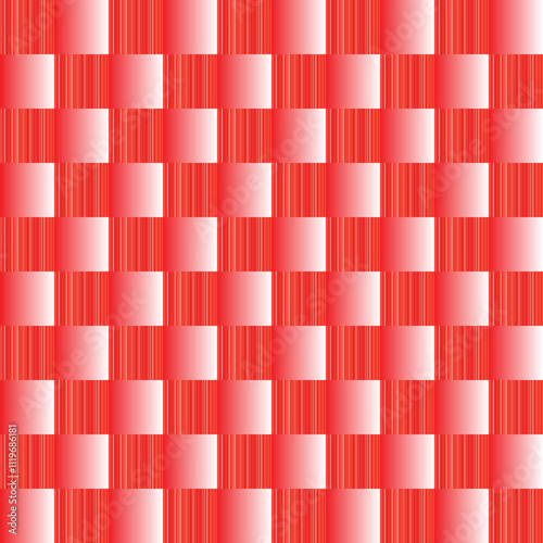 197 Gradient Red and red seamless check pattern