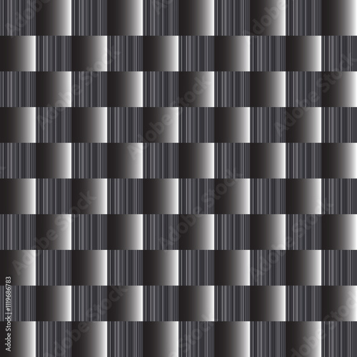 199 Gradient Black distorted Seamless check pattern