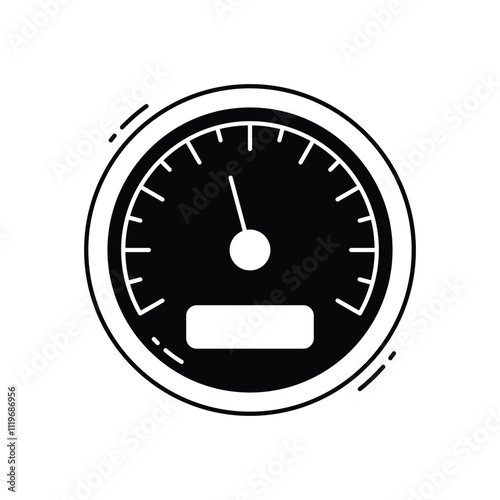 speedometer vector icon