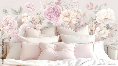 Anime Flower Wallpaper Featuring Lovely Lily Design