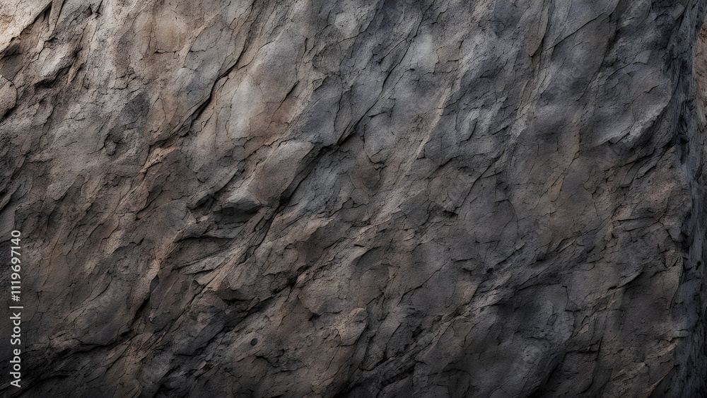 Dark gray stone texture with rough surface and diagonal lines.