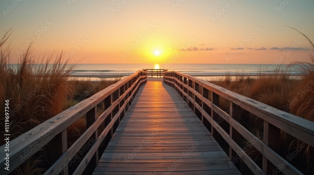 Sunrise Walkway to the Beach Sunrise Walkway to the Beach