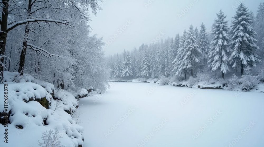 Fototapeta premium Frozen Winter Wonderland