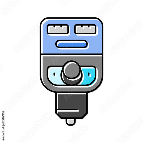 fm transmitter accessory color icon vector. fm transmitter accessory sign. isolated symbol illustration