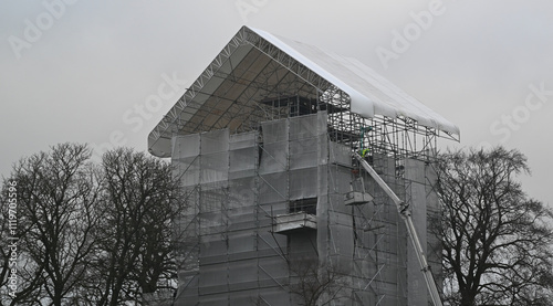 Renovation of an old building photo