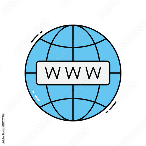 domain vector icon
