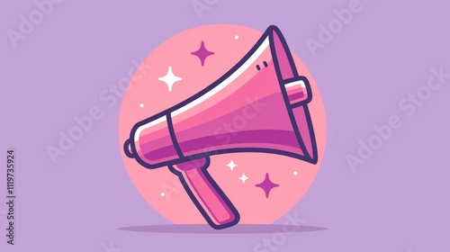 Icon of a megaphone symbol.