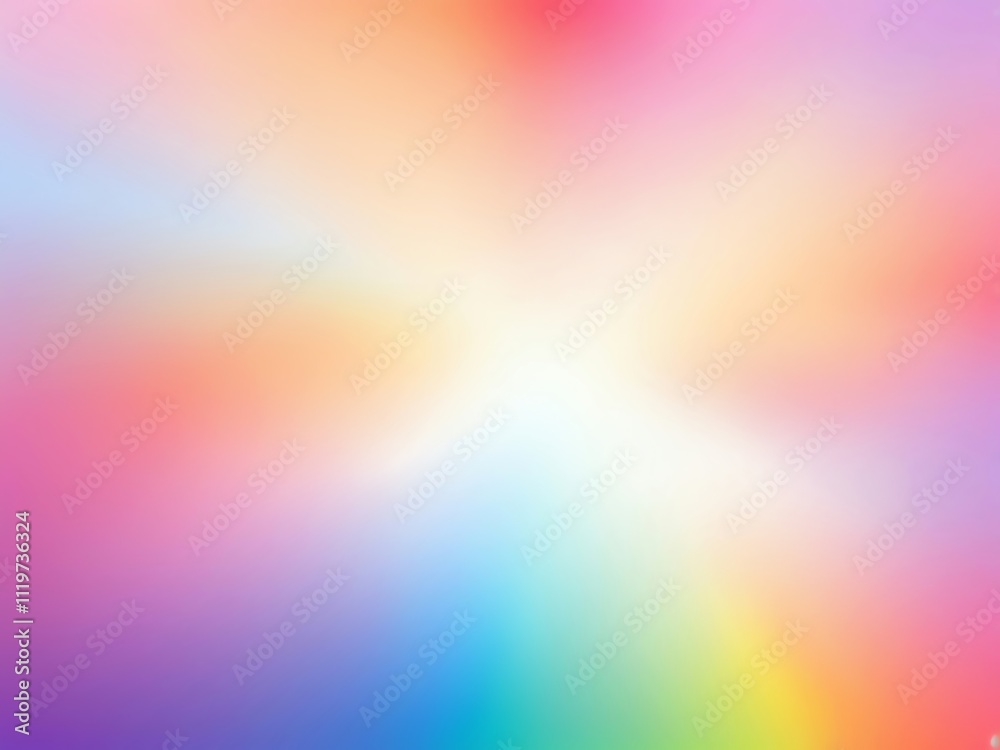 Abstract Rainbow Pastel Blurred Background Abstract Rainbow Pastel Blurred Background