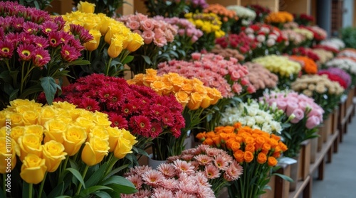 Fresh Flower Market Display