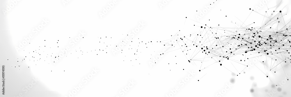 Obraz premium Abstract background of particles dispersing
